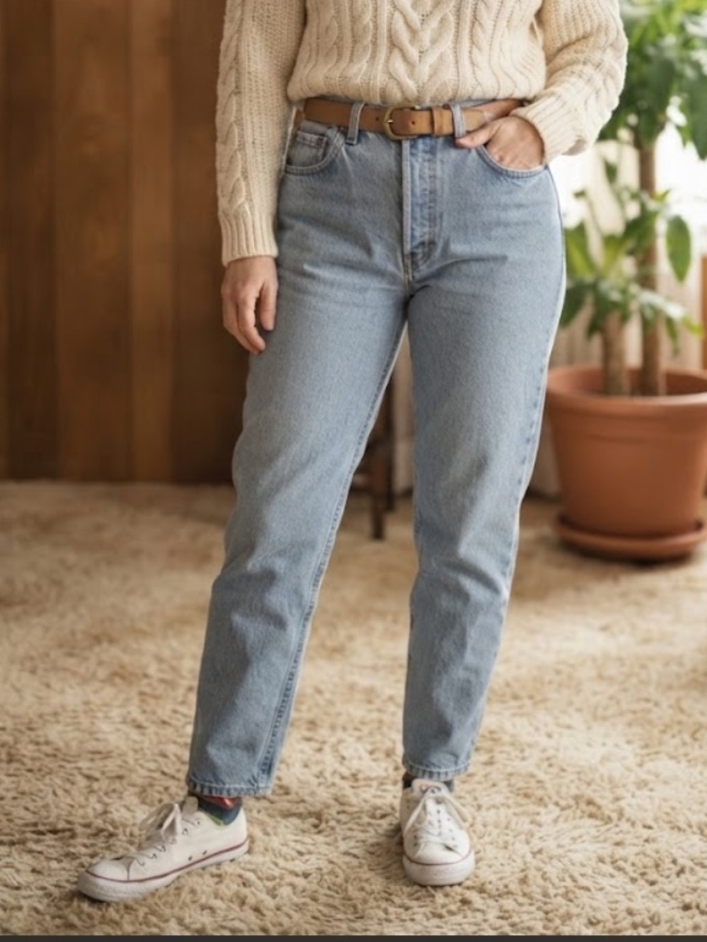 GAP High-Rise Vintage Relaxed Fit 80’s Moms Blue Jeans Size 6